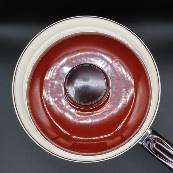 Sanko Enameled Vintage Cookware Japan Show Pans sauce pot MCM Mid Century MCM - Picture 7 of 15